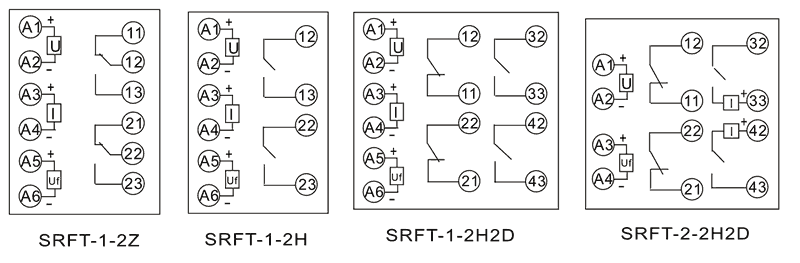 SRFT-4-2H內部接線圖